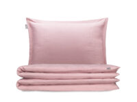 bettwäsche satin rosa gerippt - MUMLA