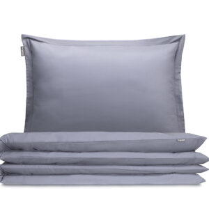 pościel satin stalowa - MUMLA