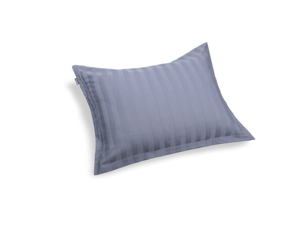 bettwäsche satin stahlgraue streifen - MUMLA