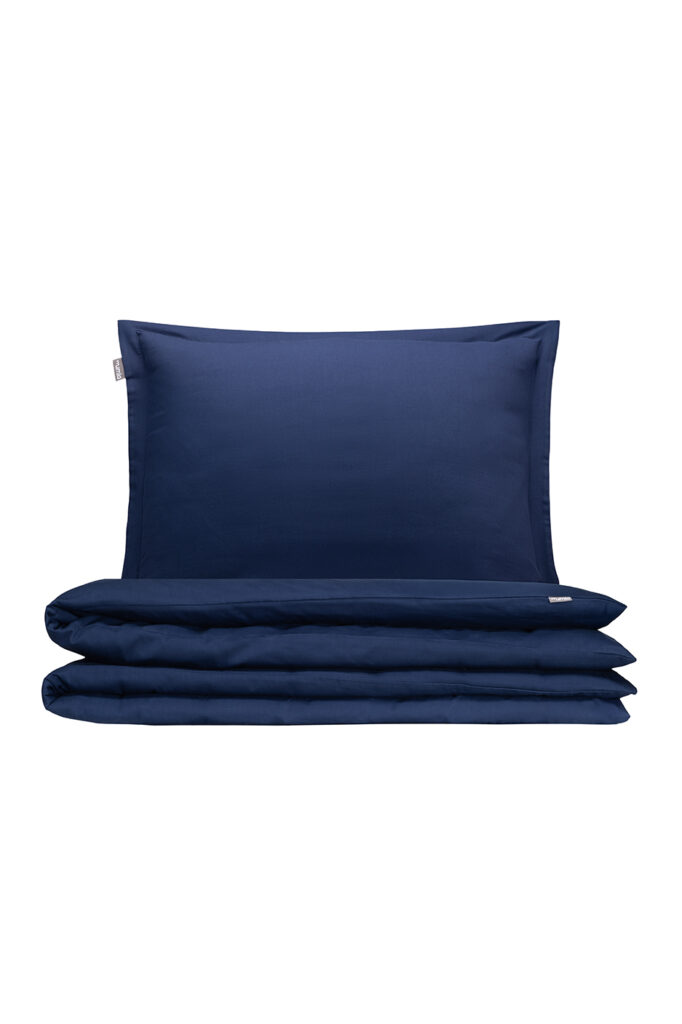 poszewka satin granatowa - MUMLA